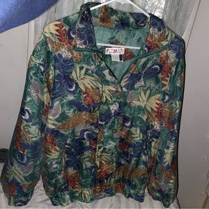 Silk Vintage Windbreaker Jacket